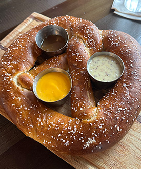 Bavarian Pretzel from the Rivalry Alehouse, restaurant offering a large variety of menu options in Antioch Illinois